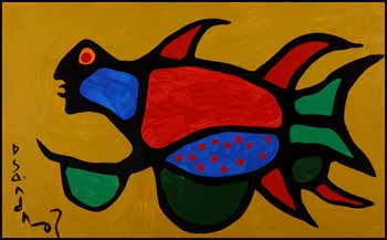 Merman by Attributed to Norval H. Morrisseau vendu pour $3,540