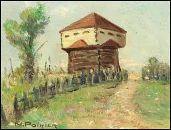 Petit fort à l'Île Ste-Hélène by Narcisse Poirier sold for $156