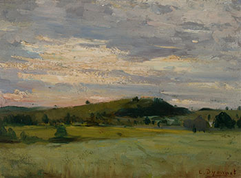 Sunset at Val Morin by Edmund Dyonnet sold for $1,875