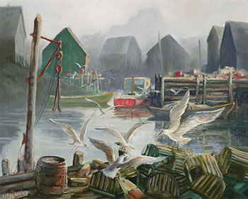  Peggy's Cove by William Edward De Garthe vendu pour $2,813
