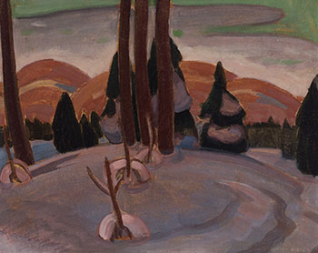 Winter, Saint-Sauveur by Andre Charles Bieler vendu pour $5,313