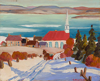 St. Fidele Near St. Simeon by Gordon Edward Pfeiffer sold for $1,125