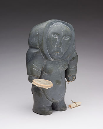 Woman with Drum by Charlie Kudlurok sold for $1,250