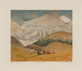 Alluvial Fault by Leo Norman Bushman sold for $250