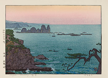 Irozaki, Morning by Toshi Yoshida vendu pour $1,250