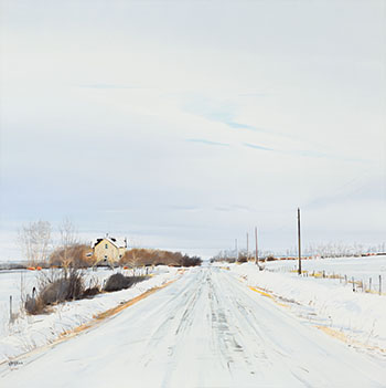 Country Road Looking North by John McKee vendu pour $1,750