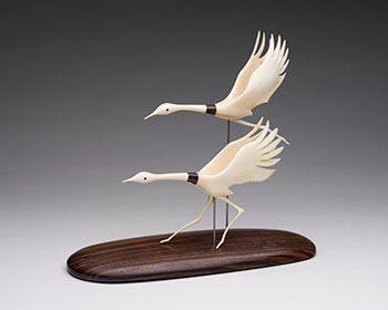 Geese by Robert Dow Reid vendu pour $1,250
