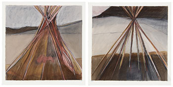 Life & Death on the Great Plains by Joane Cardinal-Schubert sold for $5,000