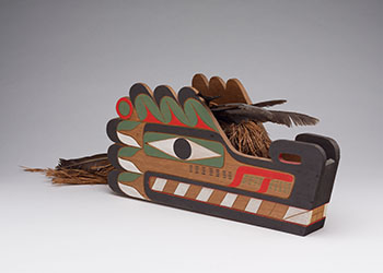 Nuu-Chah-Nulth Headdress by Joe David sold for $2,125