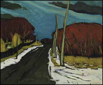 Mediterranean Landscape by Jeanne Leblanc Rheaume sold for $1,125