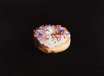 White Sprinkle Donut by Jason Walker sold for $1,500