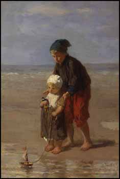 Children of the Sea by Jozef Israels vendu pour $92,000