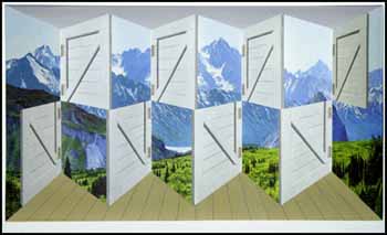 Indoors by Patrick Hughes sold for $3,450