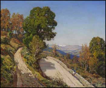 The Road Above the Valley by Herbert Hughes-Stanton sold for $1,875