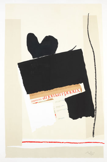 America - La France Variations IV by Robert Motherwell vendu pour $4,130