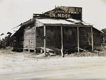 Abandoned Store, Advance, Alabama by Walker Evans sold for $6,875