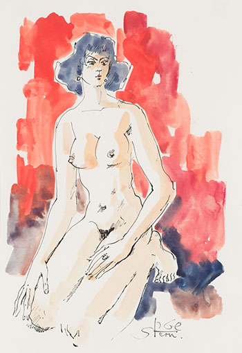 Seated Nude by Yossi Stern vendu pour $63