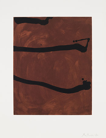 Untitled by Robert Motherwell vendu pour $2,813