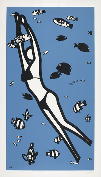 We Swam in the Sea by Julian Opie vendu pour $46,250