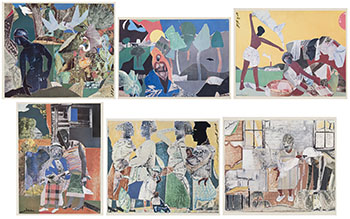 Ritual Bayou by Romare Bearden vendu pour $25,000