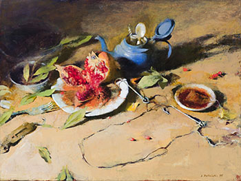 Pomegranate Still Life by Stephanos Daskalakis vendu pour $3,125