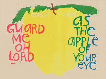 Song with an Apple by Corita Kent vendu pour $2,813