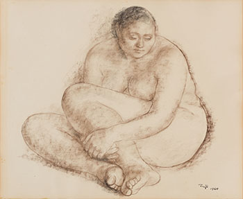 Esperanza’s Nude by Francisco Zúñiga sold for $2,500