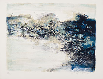 Untitled by Zao Wou-Ki vendu pour $7,500