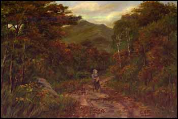 Figure in a Landscape by George Agnew Reid vendu pour $4,025
