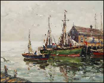 Marine, East Gloucester, Massachusetts by Joseph Giunta sold for $1,265