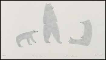 Three Bears by Elisapee Ishulutaq vendu pour $1,170