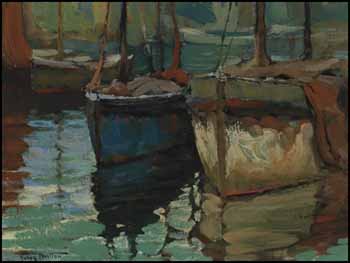 Fish Boats by Harry Britton vendu pour $1,989