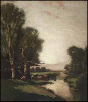 Pasture Stream by John A. Hammond vendu pour $7,670