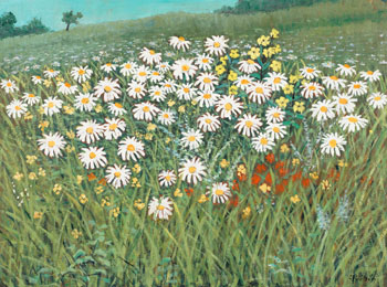 Marguerites by Gordon Edward Pfeiffer sold for $1,500