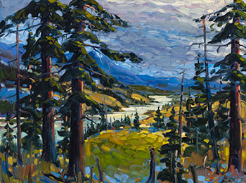 Thru Tall Trees (Nicola) by Rod Charlesworth vendu pour $4,063