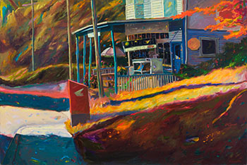 The Long Afternoons, Pleasantside Grocery by Drew Burnham vendu pour $17,500