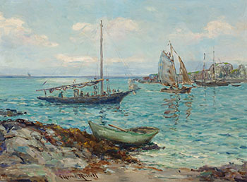 Harbour by George Horne Russell vendu pour $2,813