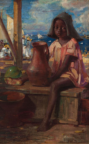 The Little Girl, St. Kitts by Peleg Franklin Brownell vendu pour $20,000