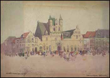 Grande Place by Victor Noble Rainbird sold for $431