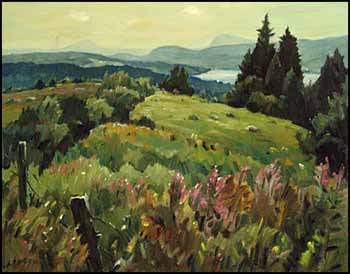 Lake Memphramagog, Eastern Townships, Hot Summer Day by Helmut Gransow vendu pour $1,955