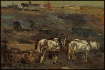 In the Fields by Christian (Andreas) Gottfried Lapine vendu pour $1,053