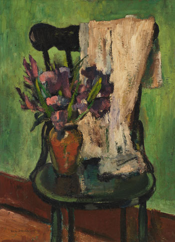 Bouquet on a Chair by William Lewy Leroy Stevenson vendu pour $3,750