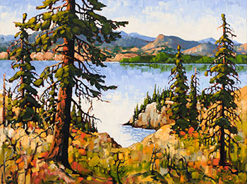 Okanagan Vista, Near Naramata by Rod Charlesworth vendu pour $4,688