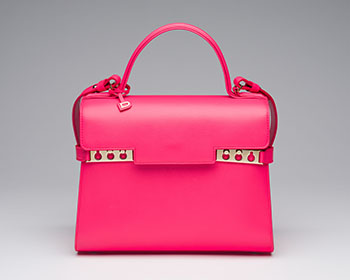 A PINK CALF LEATHER TEMPÊTE MM BAG by  DELVAUX sold for $2,500
