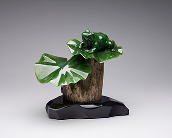 Frogs by Lyle Sopel sold for $5,625