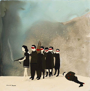 None of us can escape by Marcel Dzama sold for $5,938