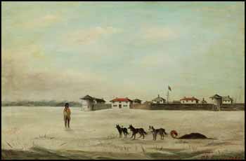 Fort Garry, 1879 by Lionel MacDonald Stevenson vendu pour $1,053