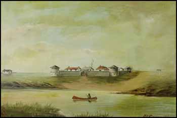 Fort Garry, 1869 by Lionel MacDonald Stevenson vendu pour $1,053