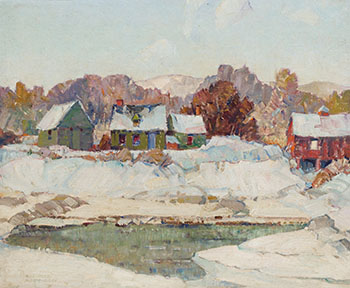 The Embankment by Hal Ross Perrigard sold for $2,813