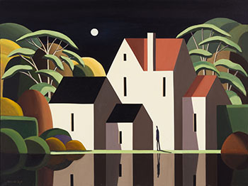Night Walk at Barton Ferry by Andy Wooldridge sold for $6,250